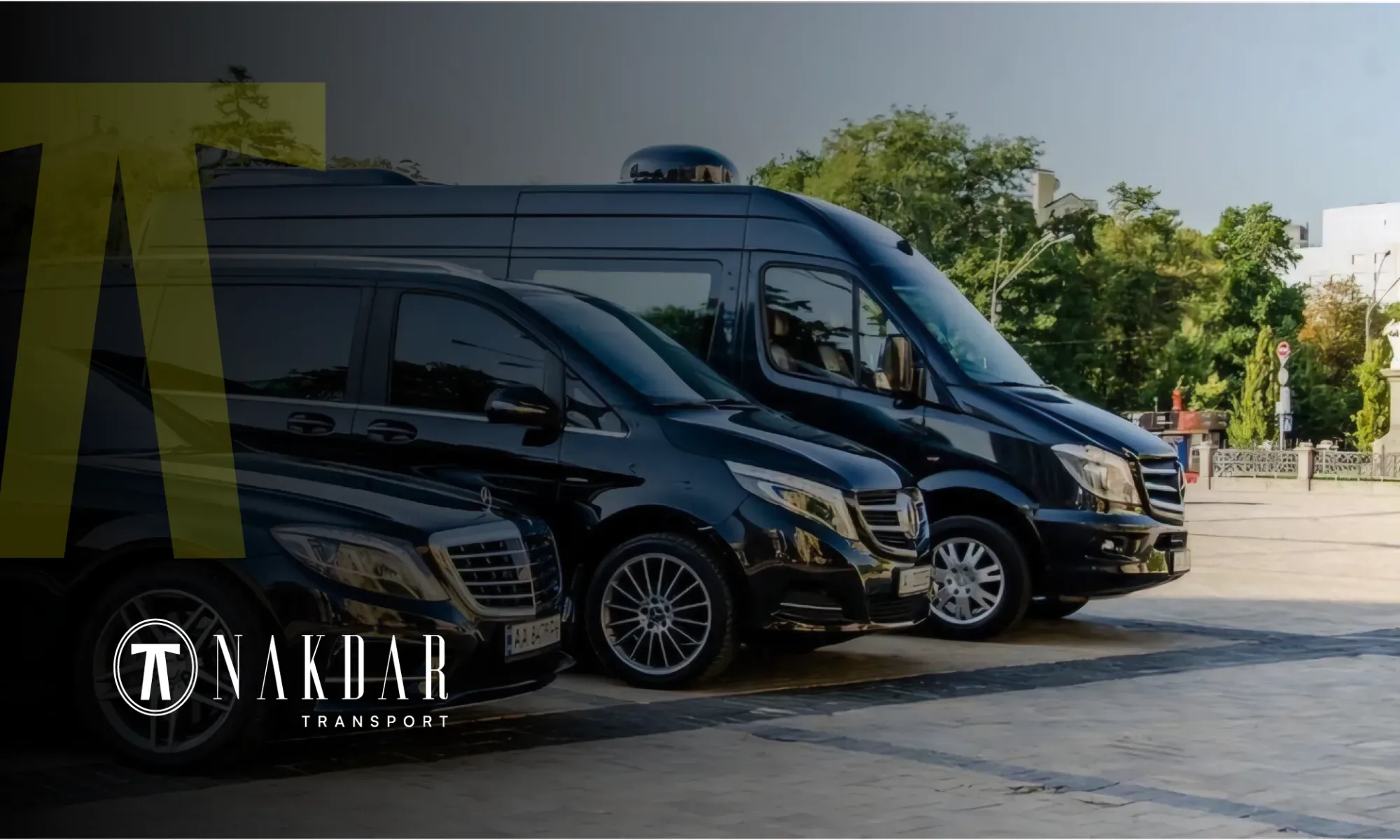 Nakdar Transport brand identity, collateral, website work by Fluctus Design Studio — image 1 of 6