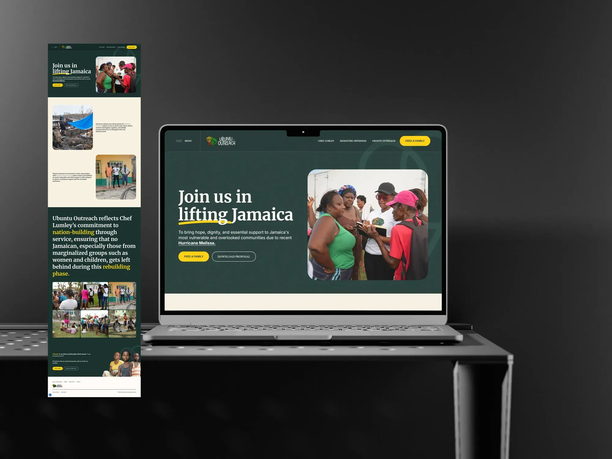 Ubuntu Outreach ci, landing page work by Fluctus Design Studio — image 6 of 6